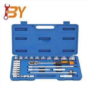 Conjunto de soquetes para velas de ignição de 1/2 pol. 25 peças