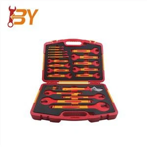 Chave de soquete VDE isolada 21 peças conjunto de ferramentas 1000 v
